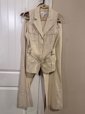 Utility Vest with Matching Trousers